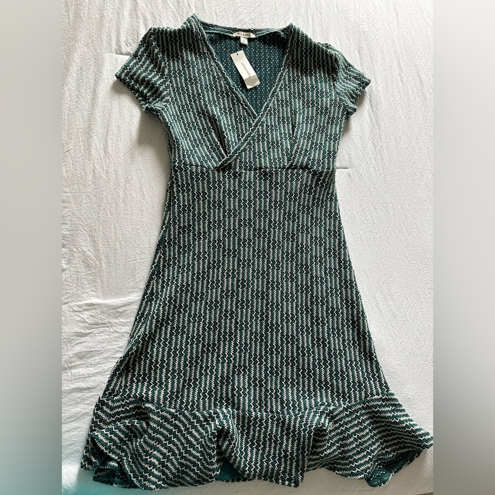 Crochet green dress. Never been worn. New with tags